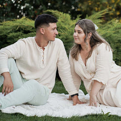 Rochie Aleen din muselină cu decolteu pentru alăptat, femei