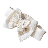 Bentiță cu fundă din muselină