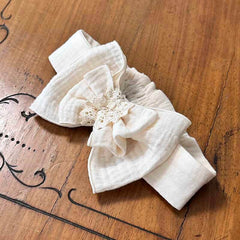 Bentiță cu fundă din muselină