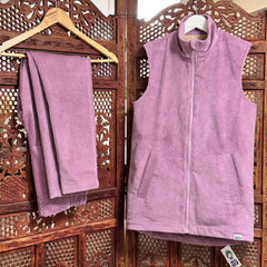 Vestă matlasată pentru femei, bumbac reiat