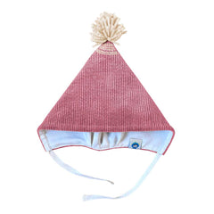 Căciulă Koo cu pompon, bumbac reiat și mătase naturală