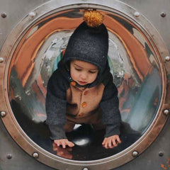 Căciulă dublată din lână fiartă, Koo