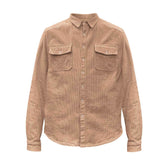 Camasa barbateasca din tesatura usor elastica de bumbac reiat, cu buzunare cu inchizatori la piept