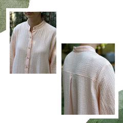 Cămașă lungă Butterfly pentru femei, muselină