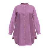 Cămașă lungă Butterfly pentru femei, bumbac reiat