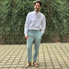 Cămașă din 100% in, bărbați