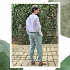 Pantaloni din 100% in, bărbați