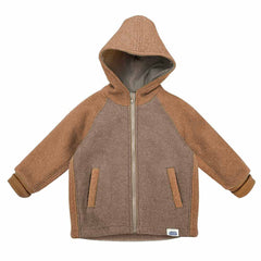 Jachetă căptușită Anzero Creamy, lână fiartă