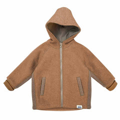 Jachetă căptușită Anzero Toffee, lână fiartă