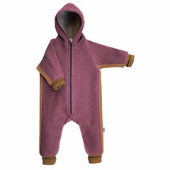 Overall dublat din lână fiartă, Lunna Purple