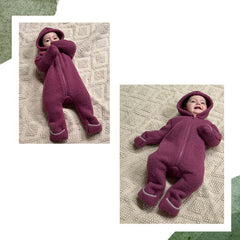 Overall Polaris, lână fleece