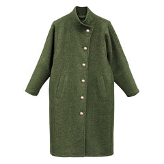 Palton Narnia Emerald, lână fiartă