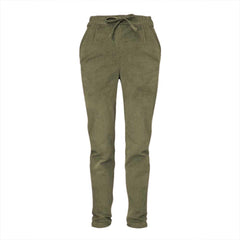 Pantaloni din bumbac reiat pentru femei