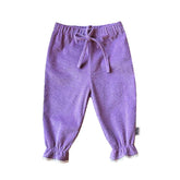 pantaloni fetite bebelusi bumbac dantela