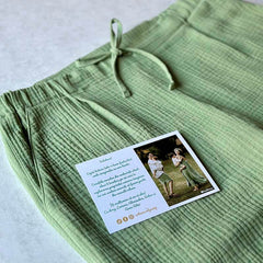 Pantaloni din muselină pentru femei