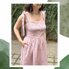 Rochie midi Hanna din 100% in, femei