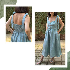 Rochie midi Hanna din 100% in, femei