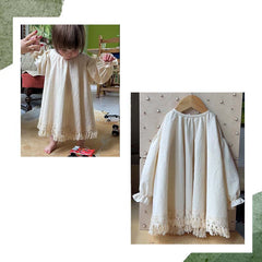 Rochie Alis fetițe, șifon bumbac