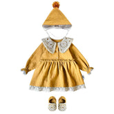 Set Celeste cu 3 piese, in și mătase naturală