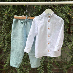 Set cămașă și pantaloni din 100% in