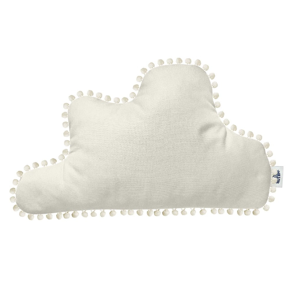 Perna decorativa din bumbac, cu ciucuri,  pentru camera copilului, forma de norisor. Odiseea lui Artur