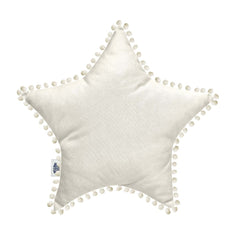 Perna decorativa din bumbac, cu ciucuri,  pentru camera copilului, forma de steluta. Odiseea lui Artur