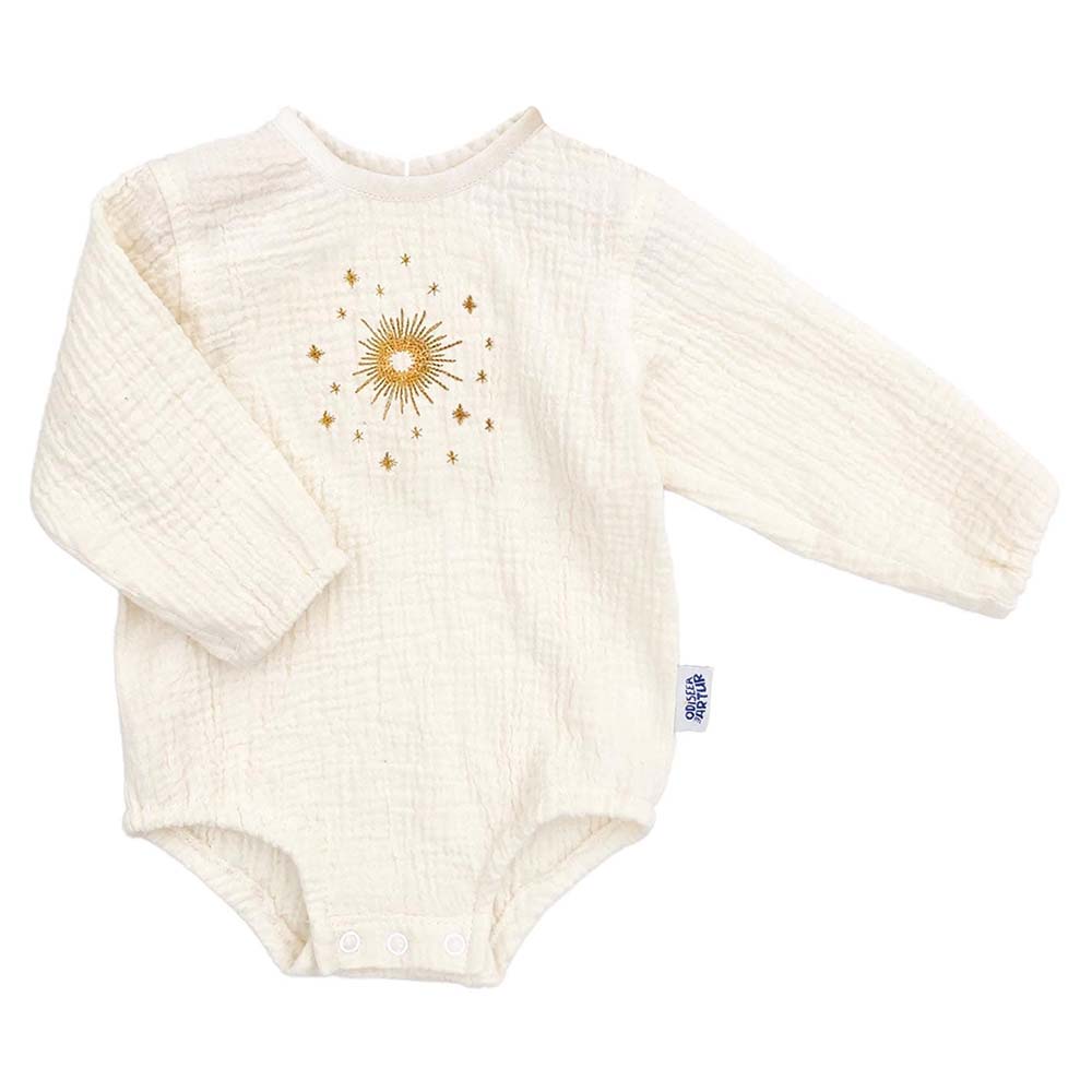 Body muselina cu broderie, cadou pentru nou-născuți, Odiseea lui Artur