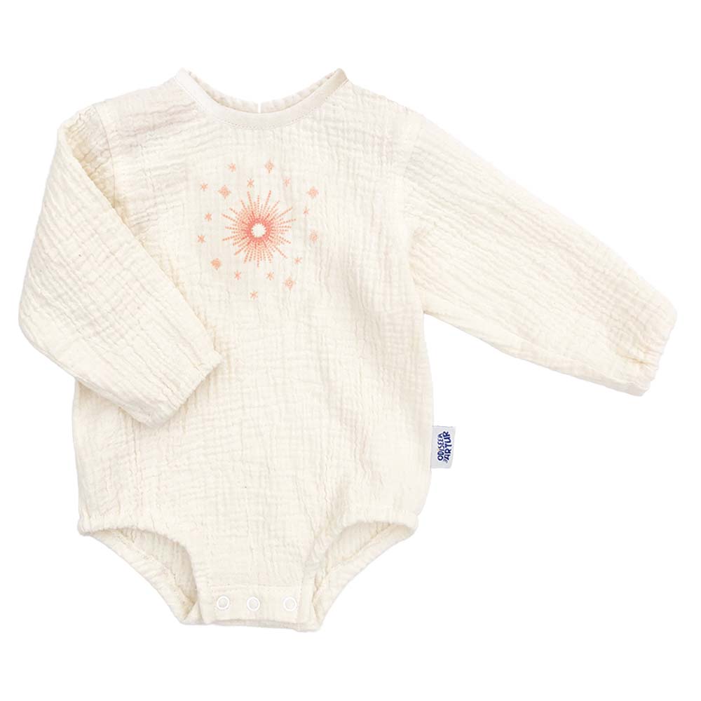 Body muselina cu broderie, cadou pentru nou-născuți, Odiseea lui Artur