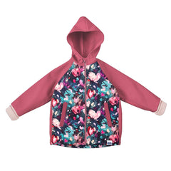 Jachetă cu glugă Pacifica Inkheart-Rose, softshell 3 straturi
