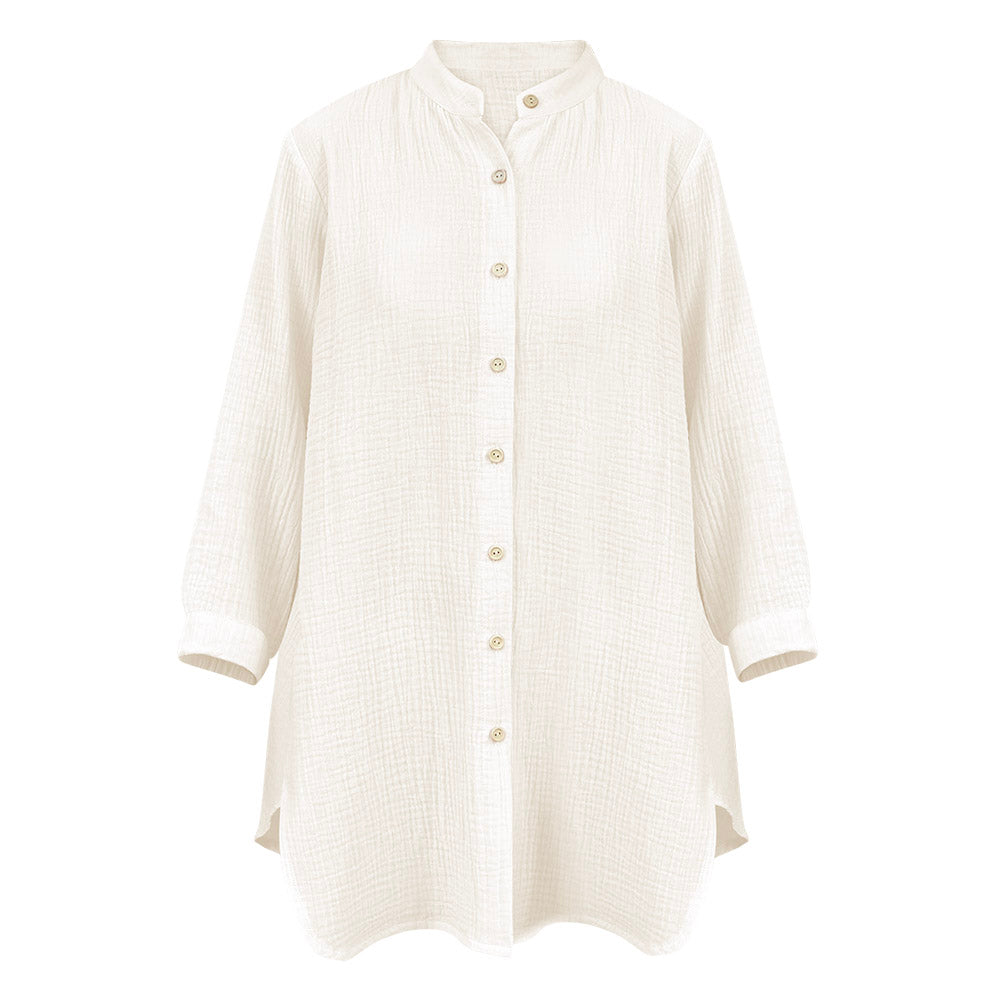 Cămașă lungă Butterfly pentru femei, muselină Black Friday 2025