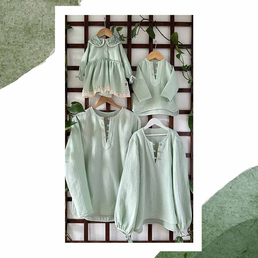 Camasa din muselina pentru barbati asortată la intreaga familie, Odiseea lui Artur