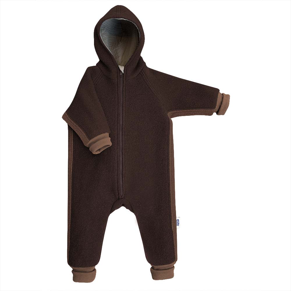 Overall dublat din lână fiartă, Lunna Mud BLACK FRIDAY 2025