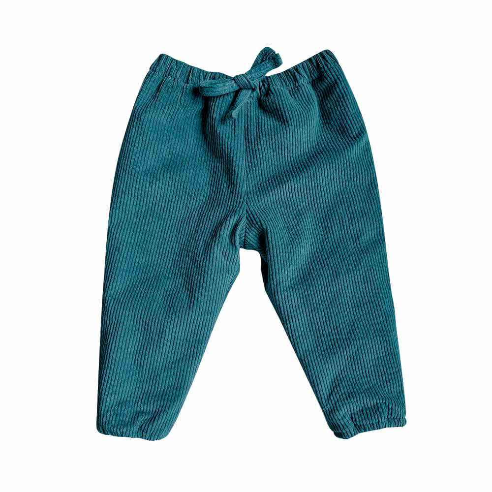 Pantaloni grosi de iarna, matlasati, pentru bebelusi si copii, albastri