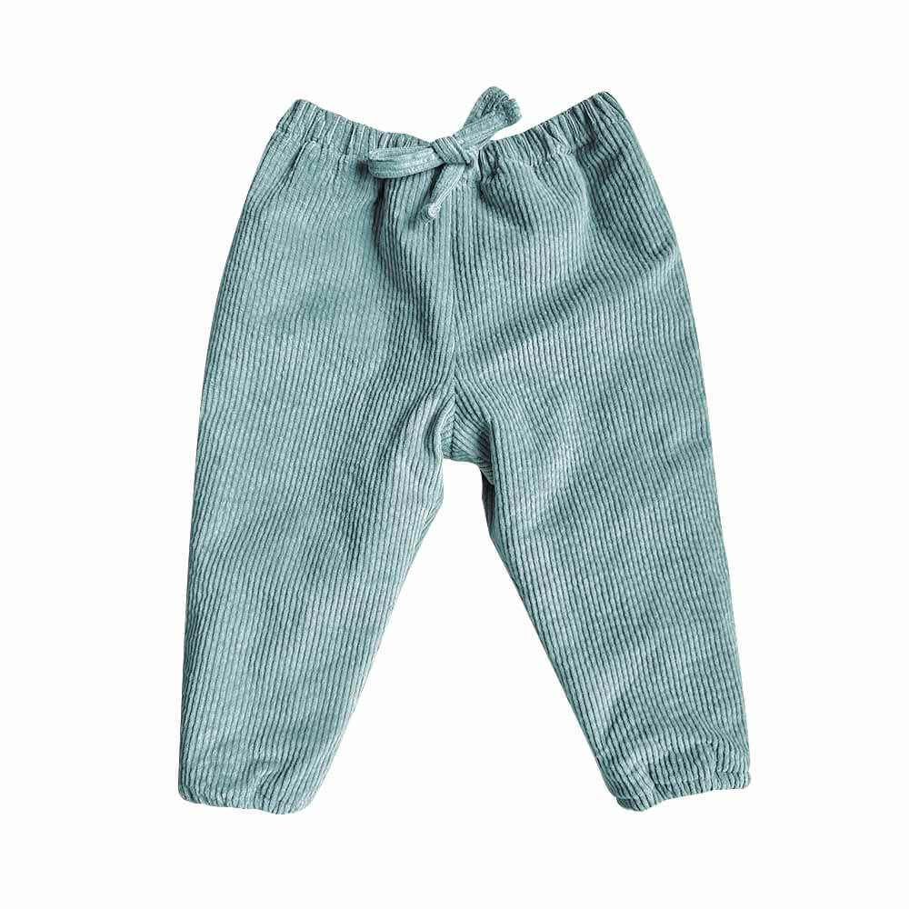 Pantaloni grosi de iarna, matlasati, pentru bebelusi si copii, albastru deschis